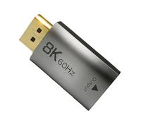 Alksubbm Adaptateurs 3D et HDR DP1.4 vers HDTV 2.1 pour 8K @ 60Hz 4K @ 144Hz 2K @ 240Hz VRRs Auto Low Latence et Multiple Channel Sound Syncs