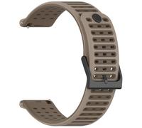 Alksubbm Bracelet de montre universel de 22 mm, lavable, convient pour les appareils de 22 mm, bracelet en silicone souple, multi-trous de ventilation, résistant à la transpiration, bracelet de
