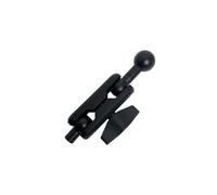 Alksubbm Bras de support de téléphone à double boule avec positionnement | Bouton de commande central pour les deux articulations, inclinaison et positionnement côte à côte, extension pour composants