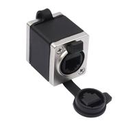 Alksubbm Clip RJ45 plaqué femelle vers femelle - Résistance d'intervention pour extension du filet