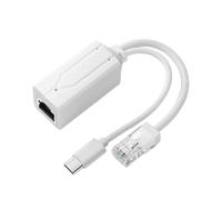 Alksubbm Convertisseurs de tension réseau 24 V vers 5 V PoE Module répartiteur pour plusieurs appareils ABS Design ABS PoE Splitter pour