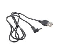 Alksubbm Cordon d'alimentation 5 V USB vers 3,5 x 1,35 mm à angle droit pour appareils sonores LED Radiances Admirers avec câble en polystyrène de 1 m