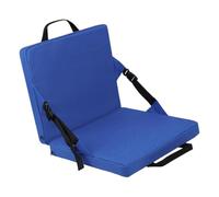 Alksubbm Coussin d'extérieur avec boucle latérale Bleu | Rangement arrière zippé pour petits objets, poignées de transport, sangles latérales réglables pour pique-niques et festivals
