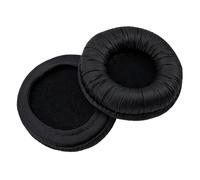 Alksubbm Coussinets de rechange pour casque d'écoute, peau froissée noire | Pack de remplacement des deux côtés, prend la place des coussinets ou des coques endommagés, compatibilité définie pour les