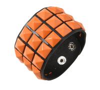Alksubbm Cuir PU souple de qualité supérieure avec trois rangées de clous carrés, fermeture réglable pour un ajustement confortable clouté, taille unique, Comme décrit