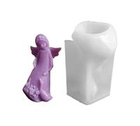 Alksubbm Design d'ailes angéliques en silicone souple pour projets de fabrication de savon parfumé