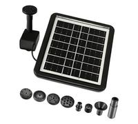 Alksubbm Fontaines à eau solaires automatiques pour piscine, fontaine | Panneau solaire flottant avec pompes efficaces et pulvérisateurs réglables pour décoration de jardin, piscine, bassin