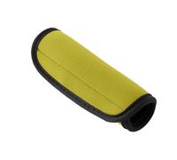 Alksubbm Housse de protection pour poignée de chariot - Housse de protection pour poignée de bagage - Identificateur de valise de voyage en néoprène - Housse antidérapante, jaune, Medium