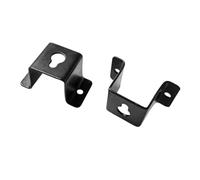 Alksubbm Lot de 2 supports muraux robustes en métal pour barre de son - Économie d'espace - Idéal pour les conférenciers en métal à domicile