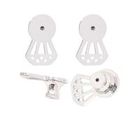 Alksubbm Lot de 4 fermoirs de boucles d'oreilles à verrouillage sécurisé pour oreilles sensibles Stabilisateur de boucles d'oreilles, One Size, Comme décrit