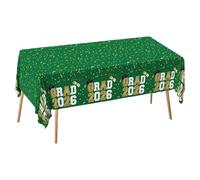 Alksubbm Nappe décorative Classe 2026 Vert M | Décoration multifonctionnelle pour cérémonie de remise de diplôme et fête, fonctionne comme chemin de mur ou papier