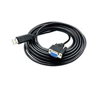 Alksubbm Older Equipment Câble de connexion USB vers DB9 Tête femelle 5 m | RS232 FT232 Conducteurs en cuivre blindé pour tâches de transfert de données