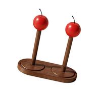 Alksubbm Organiseur de fil en bois, support de table rotatif, C | Guide de bobine pour tricoteurs, utilisateurs de crochet, ficelle, rangement de cordon, salles de loisirs