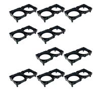 Alksubbm Support de batterie pour piles au lithium 43184 10 pièces ABS | Construction ABS durable avec panneau, design résistant pour affichage de batterie avec clip ensemble
