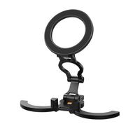 Alksubbm Support de téléphone de bureau pour disque | Support pliable pour grille d'aération - Cadre en alliage de zinc - Visionnage flexible pour appels à distance - Voyage
