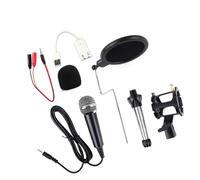 Alksubbm Systèmes de microphones de diffusion en direct, réduction du bruit, effets vocaux, carte son, transmission de 200 m, microphones compatibles avec plusieurs appareils
