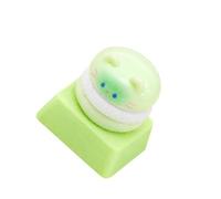 Alksubbm Touches de clavier mécanique avec plusieurs couches | Moule à gâteau superposé avec un dessus 3D arrondi, installation par pression, accent ludique pour un clavier mécanique