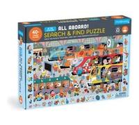 Mudpuppy Puzzle All Aboard! Train Station – Cherche et trouve – 64 pièces