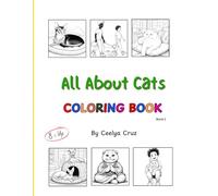 All About Cats Coloring Book: Book 1