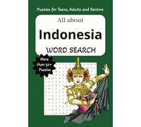 All about Indonesia Word Search: | 6x9 inches | 110 pages | 50+ puzzles