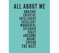 ALL ABOUT ME: Back to School Supplies, Funny Motivational Notebook, Positive Affirmation Journal, Empowering Stationery Gift,Self-Love Notes for Students