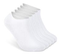 ALL ABOUT SOCKS Chaussettes courtes femmes et hommes blanc 39-42 (5 Paires) - Socquettes blanches - Chaussettes basses blanches