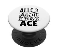 All About That Ace | Volleyball PopSockets PopGrip Adhésif