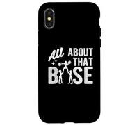 All About That Base - Cheerleading Cheer Funny Coque pour iPhone X/XS