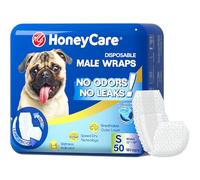 All-Absorb A26 Lot de 50 bandages pour chien mâle, taille S