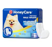 All-Absorb A27 Lot de 50 bandages pour chien mâle, taille XS