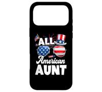 All American Aunt American Flag Sunglasses 4th of July Coque pour iPhone 17 Pro Max