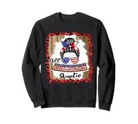 All American Auntie Patriotic Matching Family 4th of July Sweatshirt