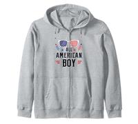 All American Boy of July Boys Patriotic Teens Kids Sweat à Capuche