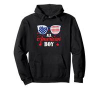 All American Boy of July Boys Patriotic Teens Kids Sweat à Capuche