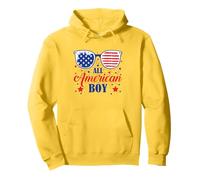 All American Boy of July Boys Patriotic Teens Kids Sweat à Capuche