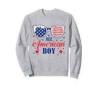 All American Boy of July Boys Patriotic Teens Kids Sweatshirt