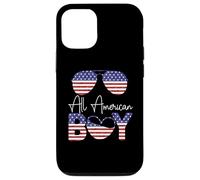 All American Boy USA Flag Sunglasses 4th of July Coque pour iPhone 12/12 Pro