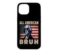 All American Bruh 4th of July 2024 George Washington Bruh Coque pour iPhone 15