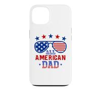 All American Dad Memorial Day Fête des pères Hommes Papa Père Coque pour iPhone 13