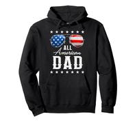 All American Dad Shirt USA Flag Lunettes de Soleil 4th of July Dad Sweat à Capuche