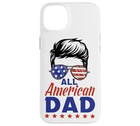 All American Dad Sunglasses USA Flag 4th of July Coque pour iPhone 14 Plus