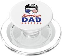 All American Dad Sunglasses USA Flag 4th of July PopSockets PopGrip pour MagSafe