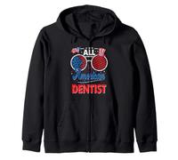 All American Dentist American Flag Sunglasses 4th of July Sweat à Capuche