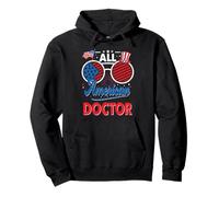 All American Doctor American Flag Sunglasses 4th of July Sweat à Capuche