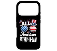 All American Father in Law USA Flag Sunglasses 4th of July Coque pour iPhone 17 Pro