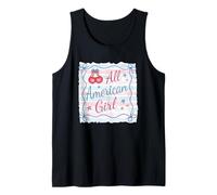 All American Girl Cherry Stars Pride Débardeur