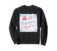 All American Girl Cherry Stars Pride Sweatshirt