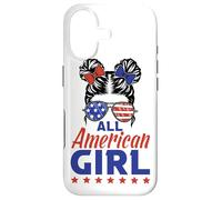 All American Girl Sunglasses USA Flag 4th of July Coque pour iPhone 17