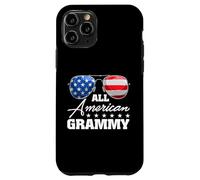 All American Grammy Grandma USA Flag Sunglasses 4th of July Coque pour iPhone 11 Pro