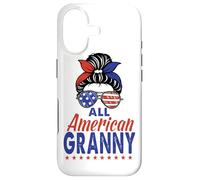 All American Granny Grandma Sunglasses USA Flag 4th of July Coque pour iPhone 17